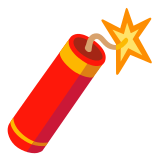 🧨 Firecracker, Emoji by Google