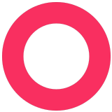 ⭕ Hohler Roter Kreis Emoji von Microsoft