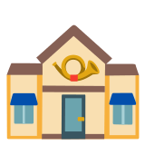 🏤 Postgebäude Emoji von Google