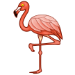🦩 Фламинго, смайлик от Samsung