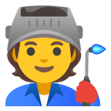 🧑‍🏭 Fabrikarbeiter(in) Emoji von Google