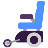 🦼 Elektrischer Rollstuhl Emoji von Microsoft