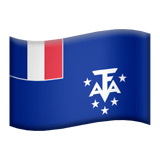 🇹🇫 Flagge: Französische Süd- und Antarktisgebiete Emoji von Apple