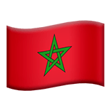 🇲🇦 Drapeau : Maroc Emoji par Apple