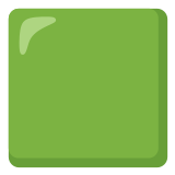 🟩 Зеленый Квадрат, смайлик от Google