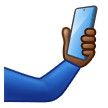 🤳🏾 Selfie: Mitteldunkle Hautfarbe Emoji von Samsung