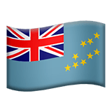 🇹🇻 Drapeau : Tuvalu Emoji par Apple