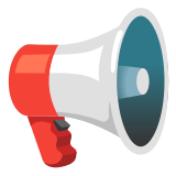 📢 Loudspeaker, Emoji by Google