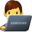 👨‍💻 It-Experte Emoji von Samsung