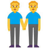 👬 Deux Hommes Se Tenant La Main Emoji par Microsoft