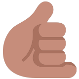 🤙🏽 Call Me Hand: Medium Skin Tone, Emoji by Microsoft