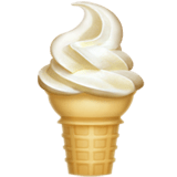 🍦 Soft Ice Cream, Emoji by Apple