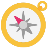 🧭 Boussole Emoji par Microsoft