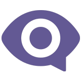 👁️‍🗨️ Auge in Sprechblase Emoji von Microsoft