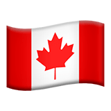 🇨🇦 Flagge: Kanada Emoji von Apple