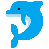 🐬 Delfin Emoji von Microsoft