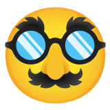 🥸 Visage Déguisé Emoji par Google