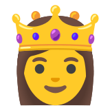 👸 Prinzessin Emoji von Google