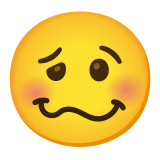 🥴 Schwindeliges Gesicht Emoji von Google