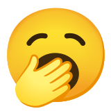 🥱 Yawning Face, Emoji by Google