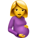 🤰 Schwangere Frau Emoji von Apple