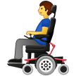 👨‍🦼 Mann in Elektrischem Rollstuhl Emoji von Samsung