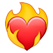 ❤️‍🔥 Heart on Fire, Emoji by Samsung
