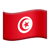 🇹🇳 Flagge: Tunesien Emoji von Apple
