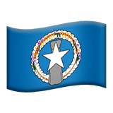 🇲🇵 Drapeau : Îles Mariannes Du Nord Emoji par Apple
