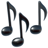 🎶 Musiknoten Emoji von Apple