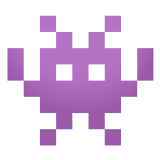 👾 Computerspiel-Monster Emoji von Google
