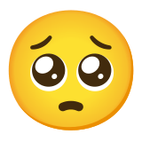 🥺 Bettelndes Gesicht Emoji von Google