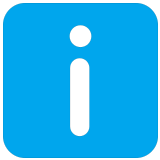 ℹ️ Buchstabe „i“ in Blauem Quadrat Emoji von Microsoft