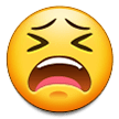 😫 Visage Fatigué Emoji par Samsung