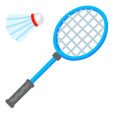 🏸 Badminton Emoji von Google