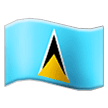 🇱🇨 Flagge: St. Lucia Emoji von Samsung