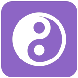 ☯️ Yin Yang Emoji par Microsoft