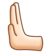 🫷🏻 Leftwards Pushing Hand: Light Skin Tone, Emoji by Samsung