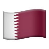 🇶🇦 Drapeau : Qatar Emoji par Apple