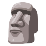 🗿 Moai, Emoji by Google