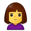 🙎‍♀️ Schmollende Frau Emoji von Samsung