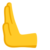 🫷 Leftwards Pushing Hand, Emoji by Google