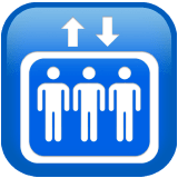 🛗 Fahrstuhl Emoji von Apple