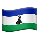 🇱🇸 Flagge: Lesotho Emoji von Apple