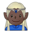 🧝🏿‍♂️ Elf: Dunkle Hautfarbe Emoji von Samsung