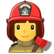 👩‍🚒 Feuerwehrfrau Emoji von Samsung
