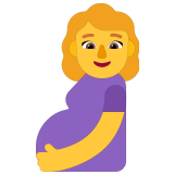 🤰 Schwangere Frau Emoji von Microsoft