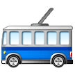 🚎 Oberleitungsbus Emoji von Samsung
