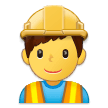 👷‍♂️ Bauarbeiter Emoji von Samsung
