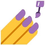 💅 Nail Polish, Emoji by Microsoft